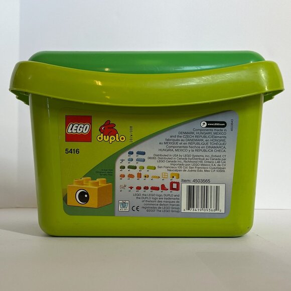 LEGO DUPLO Building Blocks Box #5416 Retired BRAND NEW Preschool 33 Pieces - Picture 2 of 5